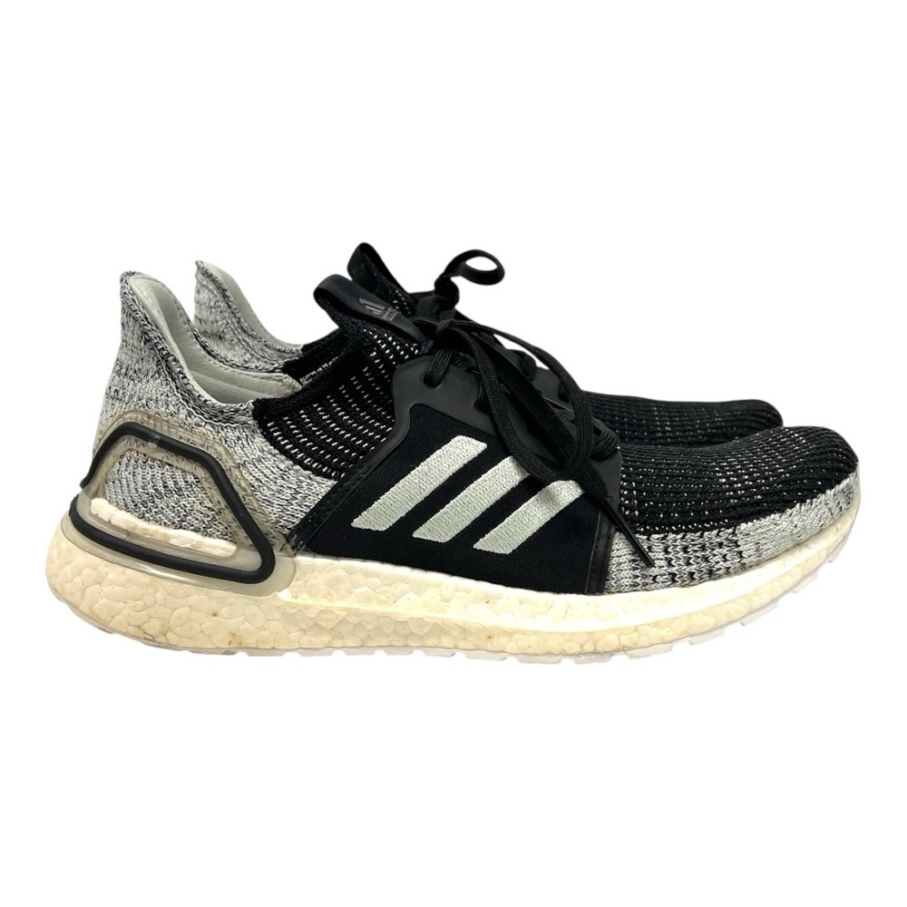 Adidas UltraBoost 19 Linen Green Black Oreo Athletic Running Shoes Women’s 8.5 - Picture 7 of 15